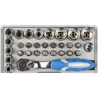 Набор трещотка с головками и битами Зубр 26054-H31 (31 предмет)