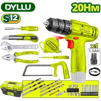 Дрель-шуруповерт Dyllu DTDT1B77 (с 1-им АКБ, ящик)