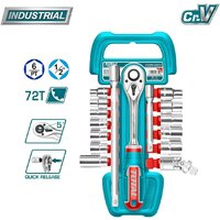 Универсальный набор инструментов Total THT121171 (17 предметов)