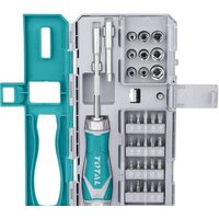 Набор отвертка с битами и головками Total TACSD30336