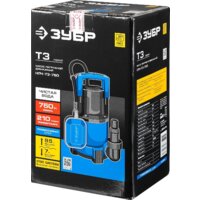 Дренажный насос Зубр НПЧ-Т3-750