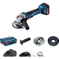 Угловая шлифмашина Bosch GWS 18V-10 Professional 06019J4004 (с 2-мя АКБ, кейс)