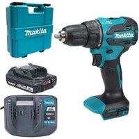 Дрель-шуруповерт Makita LXT Basic DDF490WV (с 1-им АКБ, кейс)