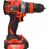 Ударная дрель-шуруповерт Brait BCDI20-2PUMBL PRO (с 1-м АКБ, кейс)