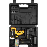 Дрель-шуруповерт Deko DKCD20V 080-1009 (с 2-мя АКБ, кейс, оснастка)