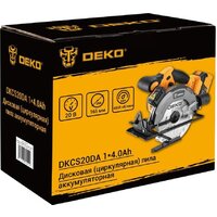 Дисковая (циркулярная) пила Deko DKCS20DA 085-1155 (с 1-им АКБ)