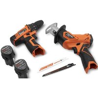 Наборы электроинструментов Daewoo Power DGA 1220Li SET (шуруповерт, сабельная пила, 2 АКБ, сумка)