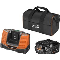 Аккумулятор с зарядным устройством AEG Powertools SEТL1840SHD 4935478944 (18В/4 Ah + 18В, сумка)