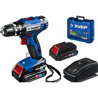 Дрель-шуруповерт Зубр Профессионал DL-201-22 (с 2-мя АКБ 2 Ач, кейс)