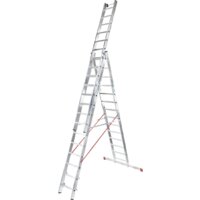 Лестница-стремянка Новая высота NV 523 трёхсекционная индустриальная 3x12 ступеней