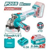 Угловая шлифмашина Total TAGLI2211532 (с 2-мя АКБ, кейс)