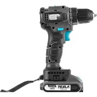 Дрель-шуруповерт Tesla TCD12BL 834528 (с 2-мя АКБ, кейс)