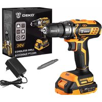 Дрель-шуруповерт Deko GCD20DU3 063-4144 (с 1-им АКБ, без кейса)