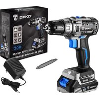 Дрель-шуруповерт Deko Sharker 063-4037 (с 1-им АКБ)