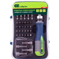 Набор отвертка с битами и головками СибрТех 13337 (35 предметов)