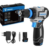 Дрель-шуруповерт Deko Loner 12V PRO 085-1122 (с 2-мя АКБ, кейс)