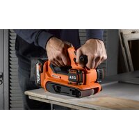 Ленточная шлифмашина AEG Powertools BHBS 18-75BL 4935459582 (без АКБ)