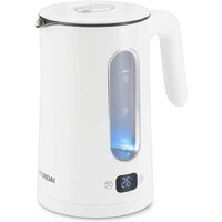 Электрический чайник Hyundai HYK-G5510 (белый/прозрачный)