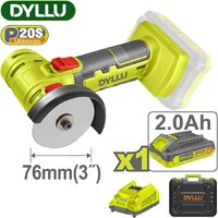 Угловая шлифмашина Dyllu DTLAP573 (с 1-им АКБ, кейс)