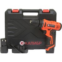 Дрель-шуруповерт Калибр ДА-12А (с 2-мя АКБ, кейс)