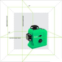 Лазерный нивелир Instrumax 3D Green