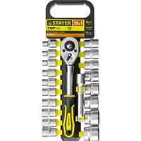 Набор трещотка с головками Stayer 27750-H20 (20 предметов)