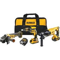 Наборы электроинструментов DeWalt DCK308DM (перфоратор, шуруповерт, болгарка, 2 АКБ, сумка)