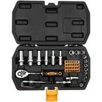 Набор трещотка с головками и битами Deko DKMT49 (49 предметов)