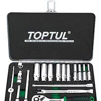 Набор трещотка с головками Toptul GCAD1822 18 предметов