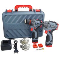 Дрель-шуруповерт Profipower Комби BL-161C (с 2-мя АКБ, кейс)