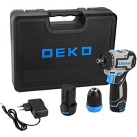 Дрель-шуруповерт Deko Loner 12V PRO 085-1122 (с 2-мя АКБ, кейс)