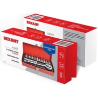 Набор трещотка с головками Rexant 12-8301 (12 предметов)