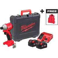 Винтоверт Milwaukee M18 BLIDRCMC-402C 4933499457 (с 2-мя АКБ, кейс)
