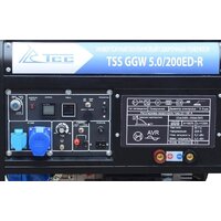 Бензиновый генератор ТСС GGW 5.0/200ED-R