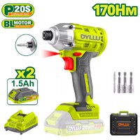 Винтоверт Dyllu DTCD2512 (с 2-мя АКБ, кейс)