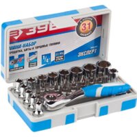 Набор трещотка с головками и битами Зубр 26054-H31 (31 предмет)