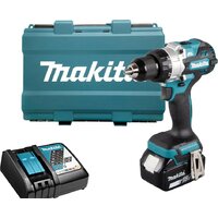 Дрель-шуруповерт Makita DDF486RT (с 1-им АКБ, кейс)