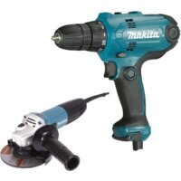 Наборы электроинструментов Makita DK0121 (шуруповерт, болгарка)