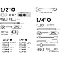 Универсальный набор инструментов PRO Startul PRO-082L (82 предмета)