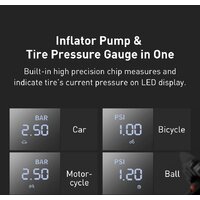 Автомобильный компрессор Baseus Super Mini Inflator Pump CRCQ000001