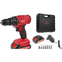 Дрель-шуруповерт Wortex LX BD 1820 Li 0329076 (с 2-мя АКБ, кейс)