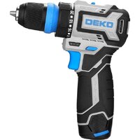 Дрель-шуруповерт Deko Loner 12V PRO 085-1122 (с 2-мя АКБ, кейс)