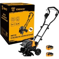 Мотокультиватор аккумуляторный Deko DKET40 065-1203 (с 2-мя АКБ)