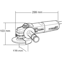 Угловая шлифмашина Makita 9565 CR