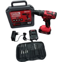 Дрель-шуруповерт Edon UAD-21A (с 2-мя АКБ, кейс, набор оснастки)