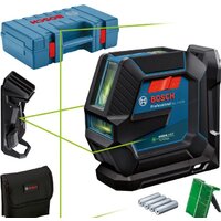 Лазерный нивелир Bosch GLL 2-15 G Professional 0601063W02 (LB 10 + DK 10, кейс)