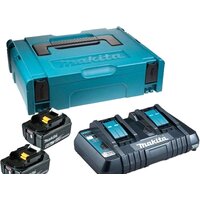Аккумулятор с зарядным устройством Makita DC18RС + BL1860B (18В/6.0 Ah + 18В)