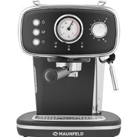 Рожковая кофеварка MAUNFELD MF-736BK
