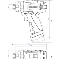 Ударная дрель-шуруповерт Metabo Powermaxx SB Basic 600385500 (с 2-мя АКБ, кейс)