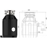 Измельчитель пищевых отходов Bone Crusher BC 910